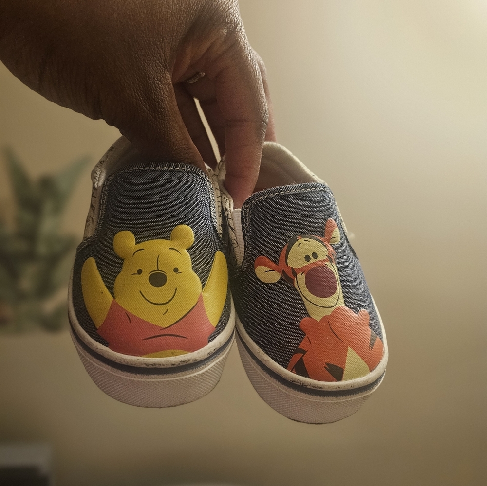 Disney Kids Slip-On Shoes - Winnie the Pooh and Tigger